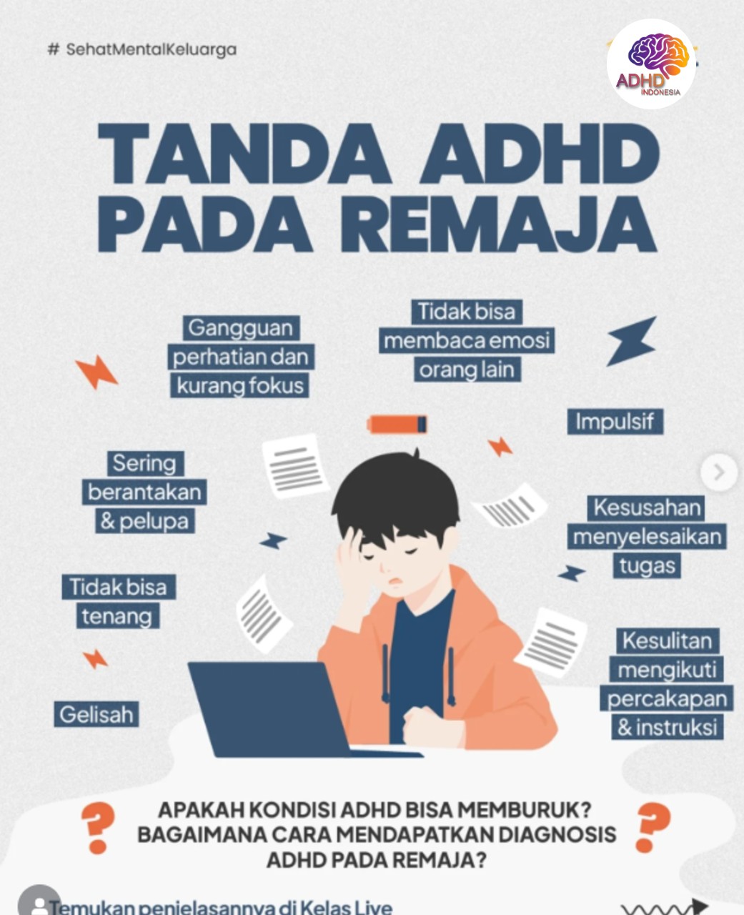 Screening ADHD Non-Diagnostik: Edukasi Awal bagi Orang Tua di Kabupaten Kolaka Timur